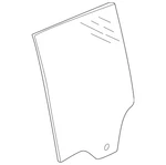 Genuine Audi Door Glass 89A-845-025-A New. Price: $91.86.