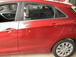 Used Rear Left Door Assembly Side Fits: 2017 Hyundai Elantra Electric Hatch. Price: $172.00.