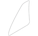 Genuine Subaru Fixed Glass 62012AL33A New. Price: $66.40.