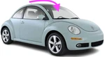 Fits: 1998-2011 Volkswagen New Beetle Front Windshield / Windscreen Glass. Price: $230.00.