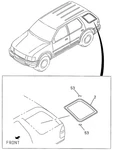 Genuine Honda Glass Rear Quarter 8-97251-751-1 New. Price: $33.32.