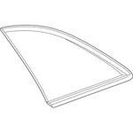 Genuine Mercedes-benz Oe Side Window, Fixed 253-670-37-01 New. Price: $355.75.