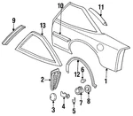 Genuine Gm Glass 10102522 New. Price: $34.33.