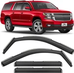 In-channel Extra Durable Rain Guards For Chevrolet (chevy) Suburban 2015 New. Price: $85.75.