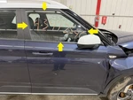 20-24 Hyundai Venue Passenger Right Front Door Glass Window Only Used. Price: $110.00.