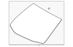 Genuine Nissan Windshield 72700-5EE1B New. Price: $484.63.
