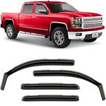 Voron Glass In-channel Extra Durable Rain Guards For Trucks Chevrolet (chevy) New. Price: $107.98.