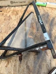 1966-77 Ford Bronco Passenger Side Vent Window Glass And Assembly Used. Price: $91.00.