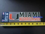 Miami Hurricanes Sticker Decal Window Metal Bumper Glass Body University Ncaa New. Price: $16.19.