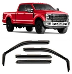 Voron Glass In-channel Rain Guards Ford F150 2015-2020 Supercrew / F250-F550 New. Price: $49.99.