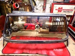 Triumph TR6, TR250 Windshield Frame & Triplex Glass, Original, !! Used. Price: $347.23.