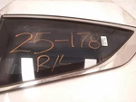 2013-2017 Honda Accord Rear Driver Left Quarter Window Glass 73561-T3L-A01 Used. Price: $214.46.