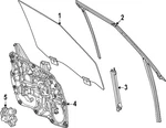 Genuine Nissan Door Glass 80301-7JA0A New. Price: $495.23.