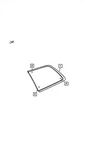 Genuine Mopar Quarter Window Glass Left 68334901AB New. Price: $250.00.