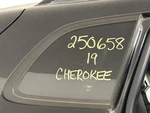Passenger Quarter Glass Privacy Tint Black Trim Fits 19 Cherokee 2791336 Used. Price: $160.00.