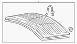 Genuine Audi Back Glass 8W5-845-501-N-NVB New. Price: $459.78.