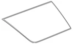Genuine Gm Quarter Glass 85139554 New. Price: $258.60.