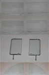 Glass 1955 56 57 Chevy Pontiac 4DR Sedan Vent Door Assembly W/quarter 8PC Clear New. Price: $449.00.