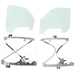 Door Glass Kit For 2002-2006 Cadillac Escalade Ext Front Left And Right Crew Cab New. Price: $211.71.