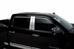 Tinted Window Visors Fits 2014-2018 Gmc Sierra Ld & Hd Double Cab -set Of New. Price: $90.99.
