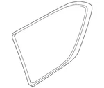Genuine Nissan Quarter Glass 83301-5ZA0A New. Price: $463.19.