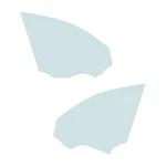 For Cadillac Cts 2008-2014 Door Glasses Front, Driver And Passenger Side Pair New. Price: $156.87.