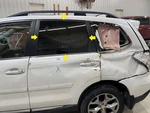 14-16 Subaru Forester Driver Left Rear Side Door Window Glass Only Used. Price: $110.00.