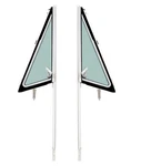 Tinted Wing Vent Window Assembly Set For 1968-1972 Chevy Gmc Trucks New. Price: $619.98.