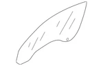 Genuine Audi Door Glass 8J7-845-202-A New. Price: $174.37.