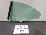 07-13 Oem Bmw E93 335 M3 Convertible Rear Left Driver Side Window Glass Used. Price: $75.00.