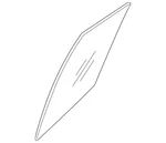 Genuine Nissan Door Glass 82263-ZL40B New. Price: $52.97.