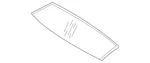 Genuine Mercedes-benz Sliding Sunroof Panel 212-780-11-21 New. Price: $473.55.