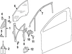 Genuine Audi Vent Glass 4M0-845-113-F New. Price: $238.32.