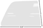 1968-72 Chevrolet El Camino & 71-72 Gmc Sprint Door Glass Clear Rh New. Price: $69.89.