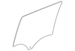 Genuine Gm Rear Passenger Side Door Window 84560299 New. Price: $214.68.