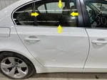 04-07 Bmw 530I Passenger Right Rear Door Glass Window Only Used. Price: $100.00.