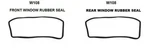 Door, Window Seal Gaskets 250SE 280SE Mercedes Benz W108 New. Price: $427.50.