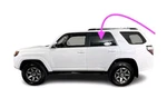 Fits 1996-2002 Toyota 4RUNNER 4DOOR Passenger Rear Left Window Glass Used. Price: $75.00.