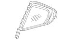 Genuine Mercedes-benz Fixed Glass 205-730-59-00 New. Price: $57.29.