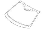 Genuine Jaguar Windshield T4K20608 New. Price: $1114.94.