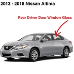 Fits 2013-2018 Nissan Altima 4DR Sedan Driver Side Left Rear Door Window Glass New. Price: $84.99.