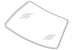 Genuine Bmw Windshield 51-31-9-466-316 New. Price: $857.14.