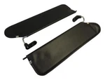 Crown RT52001 Sun Visor Set Of Black W/o Mirror For 03-06 Jeep Wrangler Tj New. Price: $57.95.