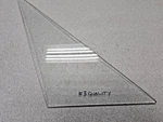 Used Original Porsche 914-6 Passengers Door Clear Vent Glass #3 Quality. Price: $30.00.