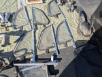 German 1965-67 Vw Volkswagen Beetle Bug Vent Wing Window Passenger Right Side Used. Price: $80.00.