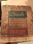 1952-53 Mercury Four Door Tinted Rear Vent Window Glass Nos Ford New. Price: $19.99.