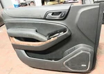 2018 Tahoe Inside Door Trim Panel Passenger Front Leather Black(left) Used. Price: $200.00.