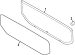 Genuine Ford Back Glass BK3Z-6142006-AB New. Price: $635.88.