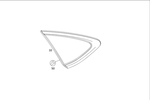 Genuine Mercedes-benz Side Window Fixed 253-670-28-01 New. Price: $267.44.