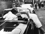 Marilyn Monroe Leans Over The Door Of Convertible Ford Thunderbi- Old Photo New. Price: $6.40.
